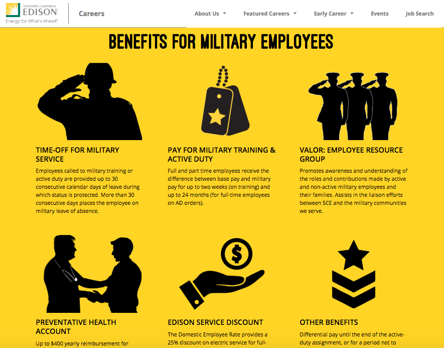 Edison Careers Military Friendly Employer Veteran Recruiting