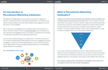 Guide to Recruitment Marketing Attribution Image