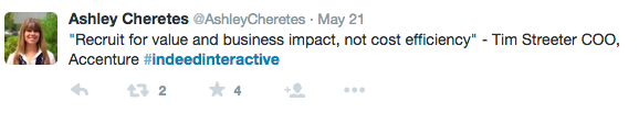 @ashleycheretes #IndeedInteractive tweet