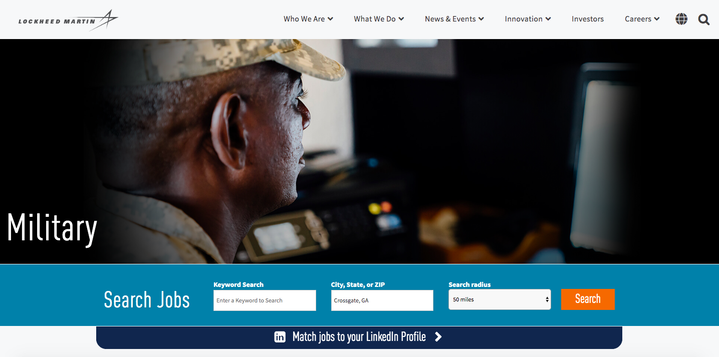 Lockheed Martin Careers Military Friendly Employer Veteran Recruiting