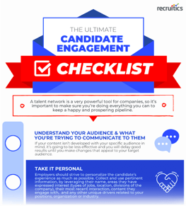 Candidate Engagement Ideas - Talent Checklist