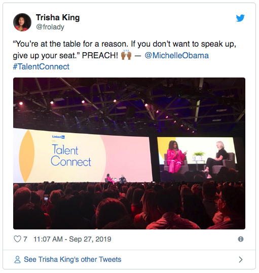 linkedin-talent-connect-2019-michelle-obama