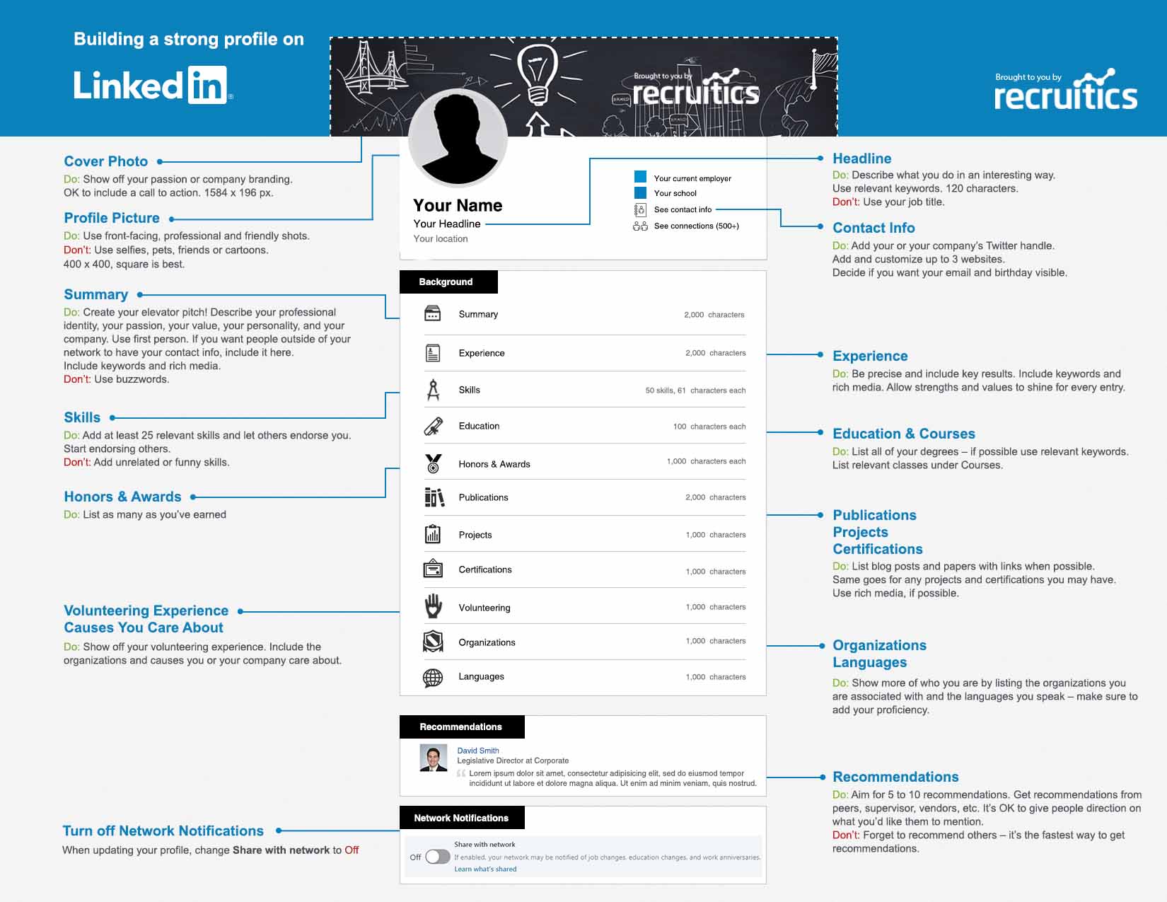 LinkedIn Personal Profile Checklist | Employer Brand Resources